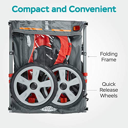 InStep Sync Kids Bike Trailer, Tow Behind Child Carrier, Foldable and