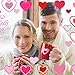 Blulu 900 Pcs Valentine's Day Hearts Foam Stickers Self Adhesive Assorted Colors and 3 Sizes Red Pink Heart Shaped Craft Stickers for Valentine's Day Decorations Card Making DIY Wedding Festival Decor