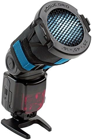 Rogue Photographic Design ROGUEGRID2 Flash Grid 3-in-1 Stacking System, 3 Gel Starter Set Included (Black/White) by Rogue Photographic Design