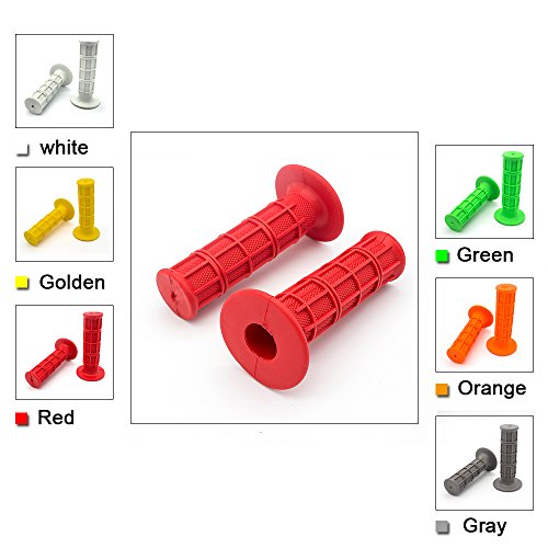 FXCNC Racing Universal Dirt Bike 7/8" Motorcycle Hand Grips Handlebar End Cap Plug Slider Standard Bars For HONDA CRF150F CRF230F CRF250F CRF450F Kawasaki Suzuki Yamaha YZ125 YZ250 YZ426F 450F