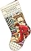 Janlynn Christmas Stockings Counted Cross Stitch, 2 Kits: Waiting for Santa and Christmas Morning with 2 Gift Cards
