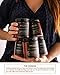 Leather Candle | Premium Scented Candles for Men & Women | All-Natural Soy Candles, Rustic Home Decor Scented Candles | Ultra Clean Burn Amber Jar Candles, Non-Toxic Aromatherapy Candles