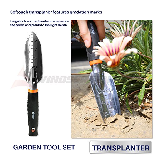 iGarden 4 Piece Garden Kit Aluminum Heads Ergonomic Handles with Heavy Duty Cast - Thumbnail 5
