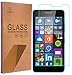 Mr.Shield Designed For (Nokia) Microsoft Lumia 640 XL [Tempered Glass] Screen Protector [0.3mm Ultra Thin 9H Hardness 2.5D Round Edge] with Lifetime Replacement