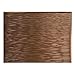 Fasade Easy Installation Ripple Oil-Rubbed Bronze Backsplash Panel for Kitchen and Bathrooms (18