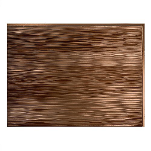 UPC 764890662266, Fasade Easy Installation Ripple Oil-Rubbed Bronze Backsplash Panel for Kitchen and Bathrooms (18&quot; x 24&quot; Panel)