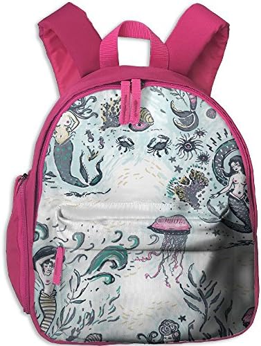 Have Fun Beauty Mermaid Little Personalized Printing Shoulders Kid' Bag For Children School Kindergarten Backpacks