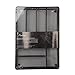 Finnhomy 6-Compartment Mesh Utensil Tray Kitchen Cutlery Drawer Organizer Silverware Storage Tray Espresso Brown