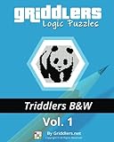 Griddlers Logic Puzzles - Triddlers Black and White (Volume 1)