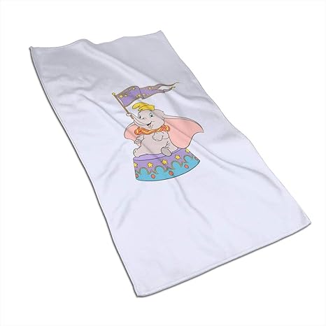 Amazon フェイスタオル タオル ダンボエレファント マイクロファイバー 吸水 速乾 ふわふわ 肌触り抜群 耐久性 柔らか ふんわり 人気 40x70cm 男女兼用 家庭用 業務用 かわいい おしゃれ フェイスタオル ホーム キッチン オンライン通販