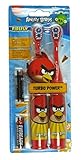 Firefly Angry Birds Turbo Power 2 Pack Toothbrushes