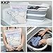 Kool Kitchen Pros Collapsible Laundry Basket - Foldable Plastic Laundry Hamper with a Free Set of 2 Mesh Laundry Bag - Large Pop-Up Clothes Baskets - Space Saving Folding Hampers for Dorm Room