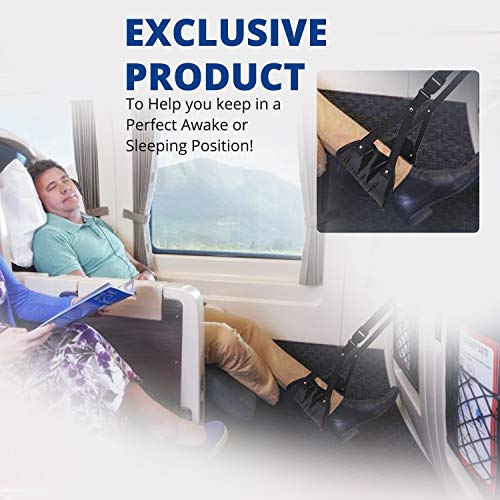 Airplane Footrest Foot Hammock, Portable Airplane Foot Rest Hammock, Airplane Travel Accessories