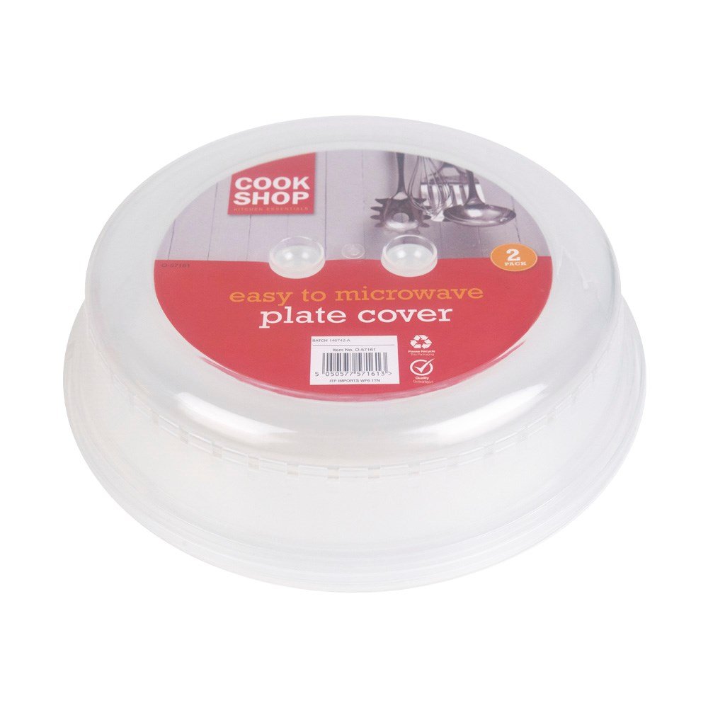 2 unidades plato para microondas placa Covers- de ventilación para ...