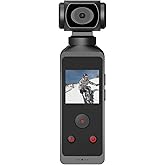 4K HD Pocket Camera, 270° Rotatable Large Wide Angle, 30m/98ft Underwater Camera with & Mic for Outdoor Riding Diving Shootin