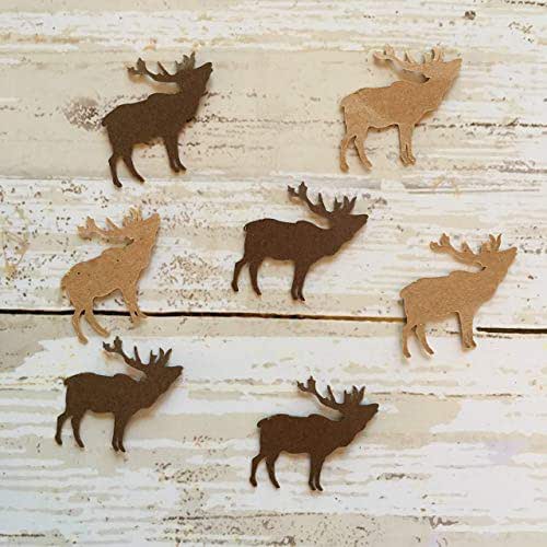 Elk Confetti, Deer Decorations, Woodland Party Supplies
