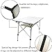 CampLand Aluminum Height Adjustable Folding Table Camping Outdoor Lightweight for Camping, Beach, Backyards, BBQ, Party and Picnic (Large)thumb 2