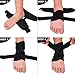 Liomor Ankle Support Breathable Ankle Brace for Running Basketball Ankle Sprain Men Women - S/M, Black.