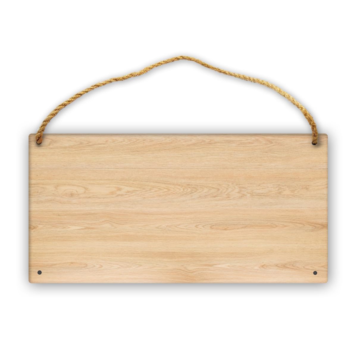 Photo 1 of ZOLRITH Personalized Wooden Signs with Name Logo Photo Any Text Customizable Garden Sign Customized Room Sign Wall Hanging Sign Decoration for Front Door Home Kitchen Garden, Rectangular-Blank 12"x6"