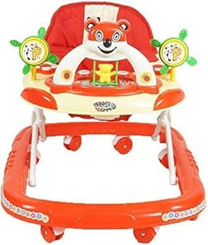 Awww Cuties Panda Musical Baby Walker with Tray for Babies