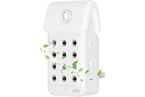 ySky Plug In Air purifier for Home(1 Pack), Negative Ion Air ionizer with 12pcs Carbon fiber heads,Quiet Mini Air Ionizers fo