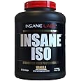 Insane Labz Insane ISO Whey Protein Powder Featuring 25g of Hydrolyzed Whey Isolate, 60 Servings, Vanilla