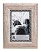 Kiera Grace Brooks Picture Frame, 4 by 6 Inch, Silver Crosshatch