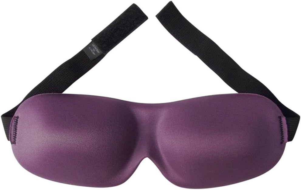 Luxury Patented Sleep Mask, Nidra® Deep Rest Eye Mask with Contoured Shape and Adjustable Head Strap, Perfect for Side Sleeper, Light Blocking, Sleep Deeply Anywhere, Anytime, Wake Up Refreshed: Health & Personal Care