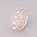 Fairy Moda Women's Crystal Stretch Bridal Bracelet for Wedding Rose Gold Tone