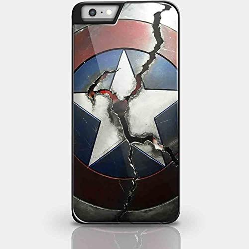 Broken sield captain american age of ultron for Iphone and Samsung Galaxy Case (iPhone 6 plus black)