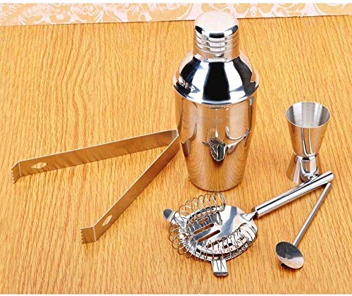 Hancoc Cocktail Shake Cocktailherstellung Set, Premium Home Bartending und Cocktail Set mit Kasten 5 Stück Home Mixology… – Bild 6