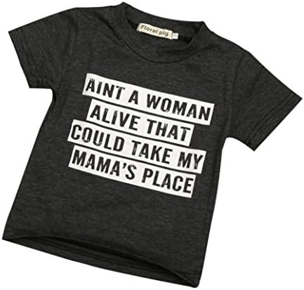 Aint A Women - Shirt for Kids Little Girls Boys Summer T-Shirts Top Outfits Size 1-4T