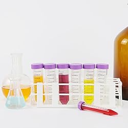BIPEE Plastic Test Tube Rack, 21 Holes，Test Tube