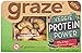 Graze Natural Veggie Protein Power Snack Mix with Spicy Chickpeas, Edamame Beans and Black Pepper Cashews, Tasty, Healthy, Natural Nut Trail Mix, 1.3 Ounce Box, 9 Pack