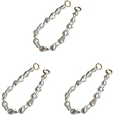 EXCEART Pearl Bag Replacement Chain Beaded Handle Chain Lightweight Extension Purse Strap for Handbags and Shoulder Bags Elegant Bag Accessories for Women