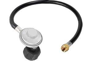 MOASKER Hose and Regulator Kit for Weber Part 7501 7502 Genesis Silver A & B Parts, Weber GS4 Genesis II/II LX Gas Grill, Genesis Gold B & C, Spirit 200 300 Series and Propane LEX, Rogue & Prestige Series.