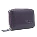 Credit Card Wallet,YOUNA RFID Blocking Genuine Leather Credit Card Holder for Women Dark Purple