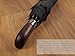 Balios Travel Folding Umbrella with Real Wood Handle Auto Open Close Vented Windproof Canopy - Designed in UK