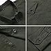 XTAPAN Men's Casual Slim Fit Shirt Cotton Long Sleeve Button Down Dress Shirt