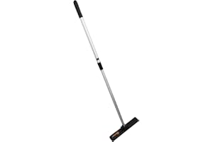 BURNUR 12-inch Heavy Duty Telescoping Magnetic Sweeper Pickup tool- Screws Parts Finder Strong Magnet Sweeper/43" Super Strength Extendable Magnetic Metal Pick-up and Nail Magnet, 16Lbs Pull