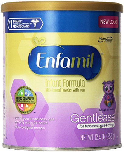 Enfamil Gentlease Infant Formula Milk-Based Powder with Iron, 2 Count
