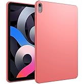 GUNPRIO Red Case for iPad Air 11-inch M3 M2 2025 2024/10.9" Air 5th 4th Generation 2022 2020, Ultra Slim, Soft, Flexible TPU Skin Bumper Back Cover