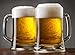 Circleware Tavern Handle, Set of 2 Beer Mugs, Huge 22 Ounce Glasses, Kitchen Glassware 2-pc. Set for Water, Coffee, Wine, Whiskey and Best Selling Beverage Drinks, 22-oz, Clear