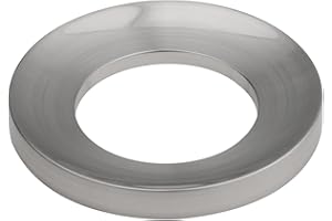 MIDANYA Bathroom Vessel Sink Mounting Ring Brushed Nickel Solid Brass Bathroom Vessel Sink Base Mounting Ring Bathroom Vessel Sink Gasket Glass Sink Base