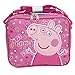 2017 New Arrive Peppa Pig Pink Insulated Lunch Bag 3D Popup Applique