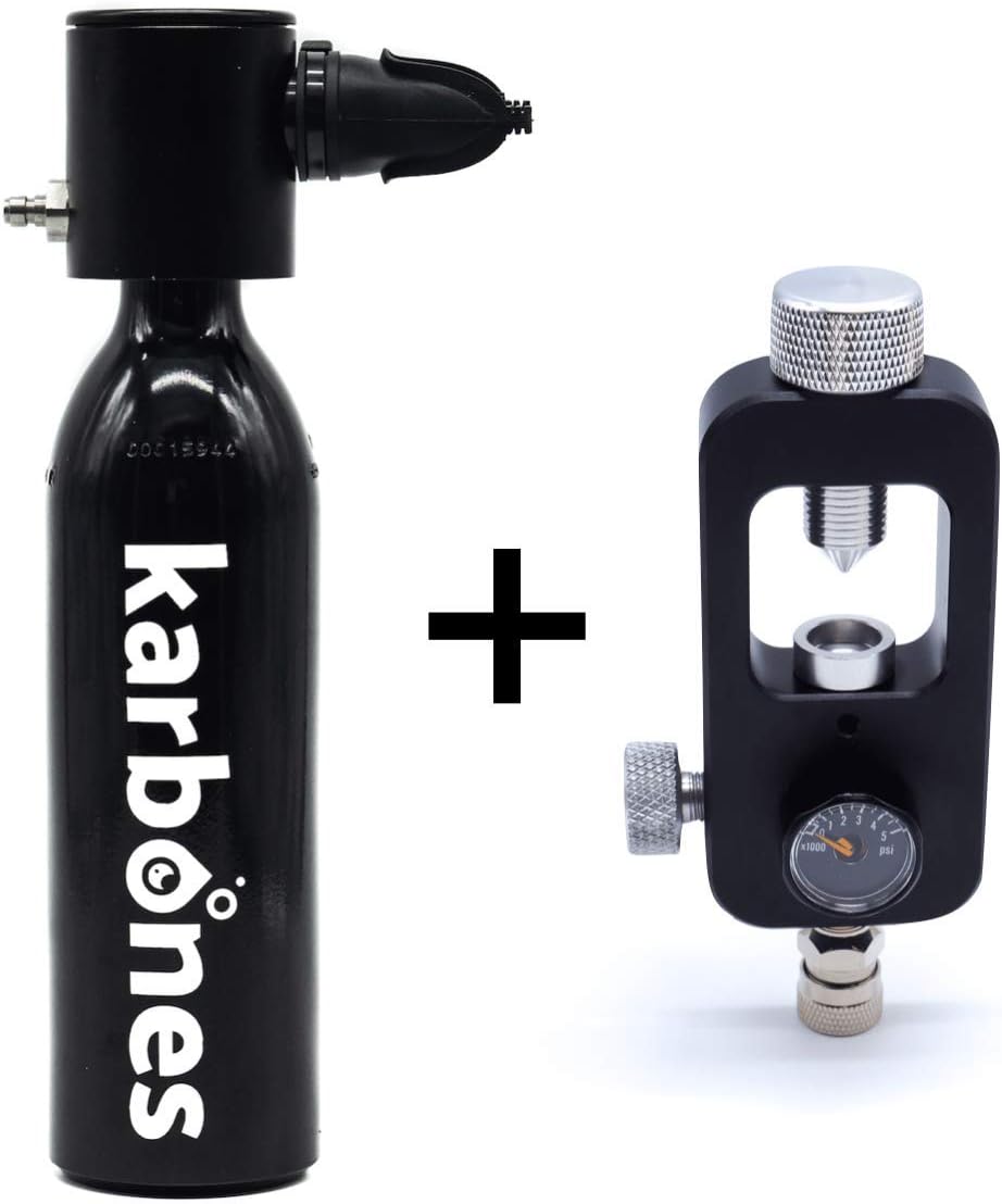 Mini Bouteille De Plongée 0,5L - Réservoir Oxygène Portable - 300 Bar - Pour Plongée Loisir Ou Secours - Durée 5-10 Min