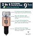 Enoch Car Air Purifier Premium Air Ionizer - 12V Plug-In Ionic Ozone Deodorizer Accessory with Dual USB Car Charger - Eliminates Cigarette Smoke, Pet and Food Odors, Dust (Rose Gold)