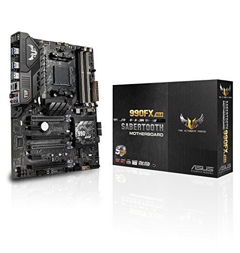 ASUS AM3+ M.2 USB3.1 SafeSlot AMD ATX Motherboard (TUF Sabertooth 990FX R3.0)