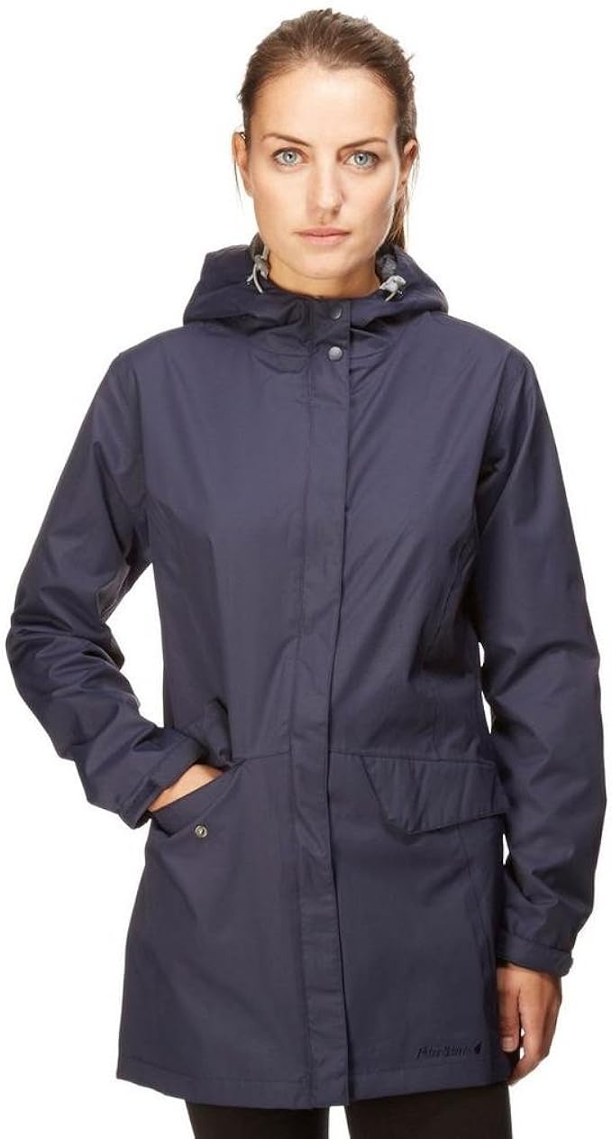 Peter Storm Womens Cyclone Waterproof Jacket Outdoor Clothing, Navy, 12