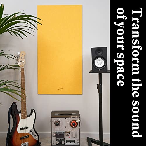 AudioSilk Acoustic Panels, 4 Pack ROOM KIT, Large, 46" x 23", Pure White